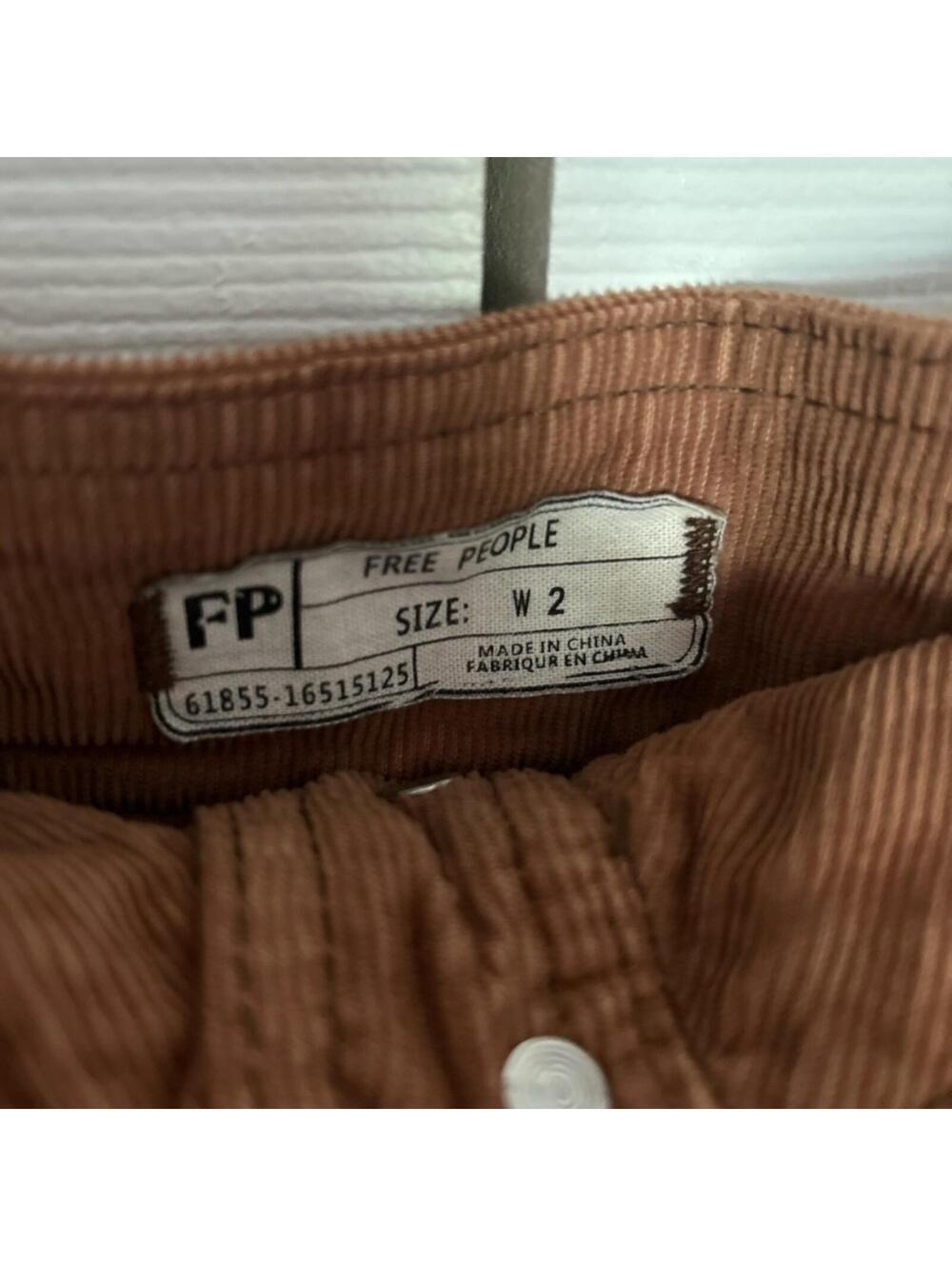 Free People Brown A-Line Mini Skirt - Picture 3 of 3